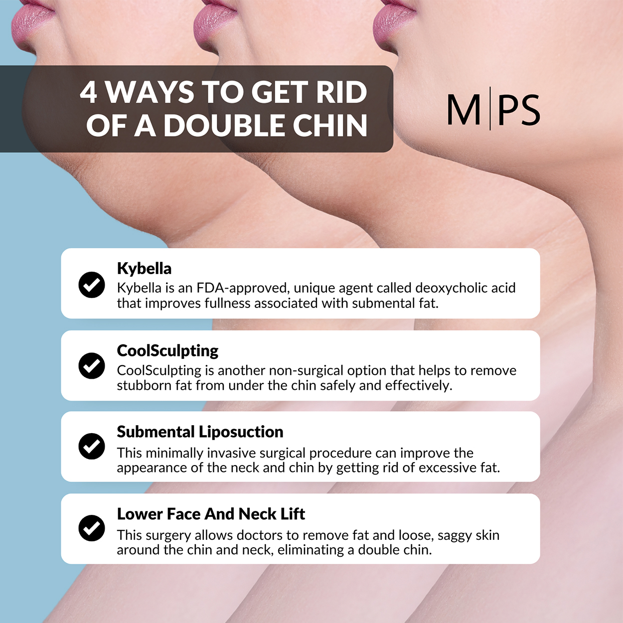 4 Ways To Get Rid Of A Double Chin - Millennial Plastic Surgery